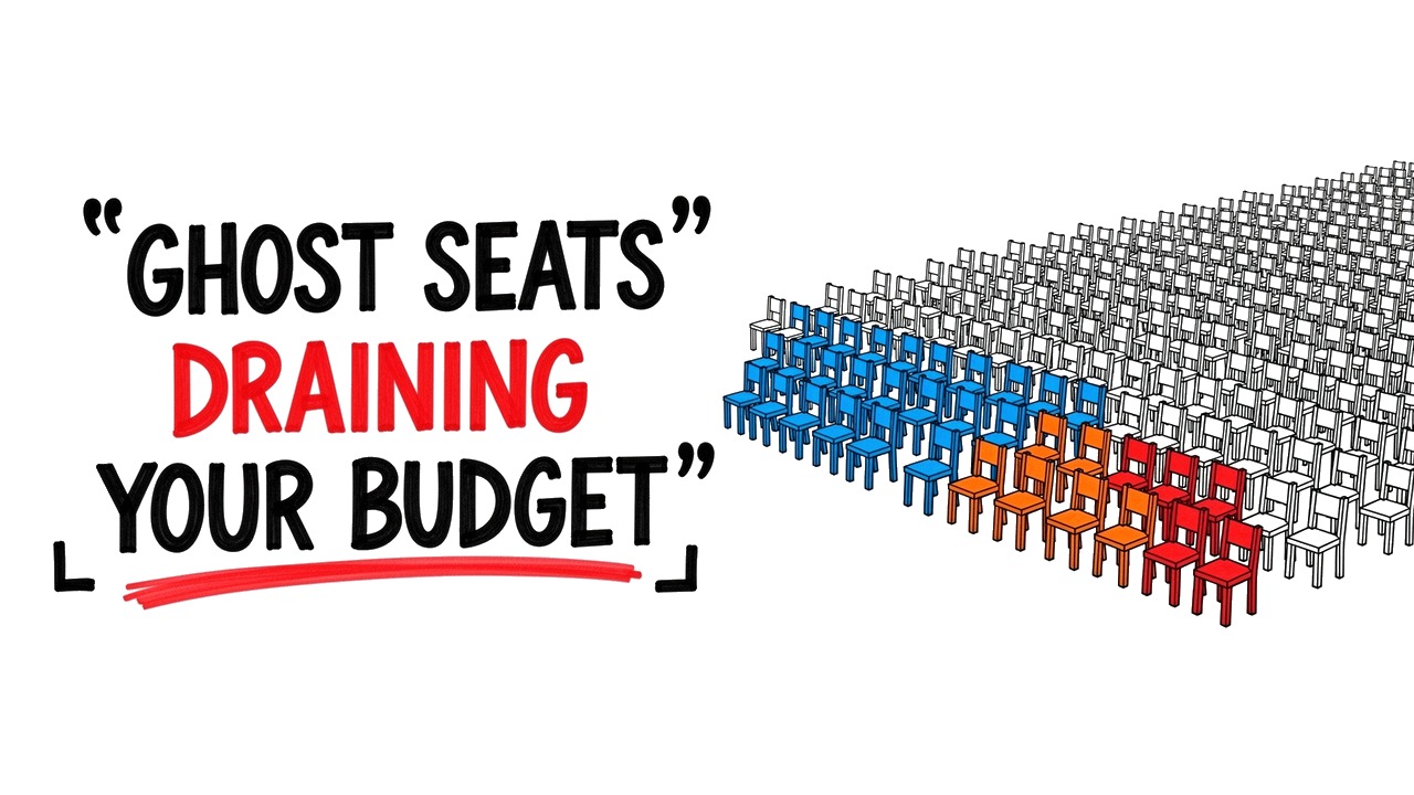 Whiteboard explainer: You're Paying for 1,000 Seats. 800 Were Never Used.