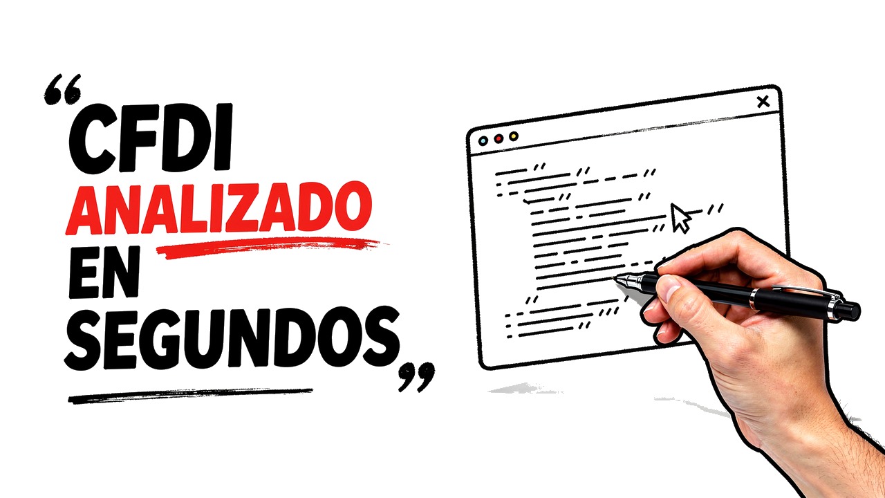 Whiteboard explainer: Sueltas un CFDI aquí.