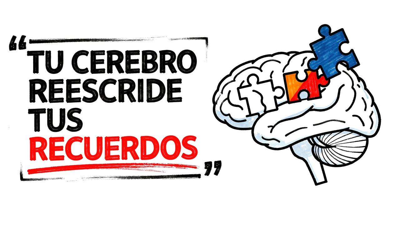Whiteboard explainer: Cómo tu cerebro construye recuerdos (y los reescribe)