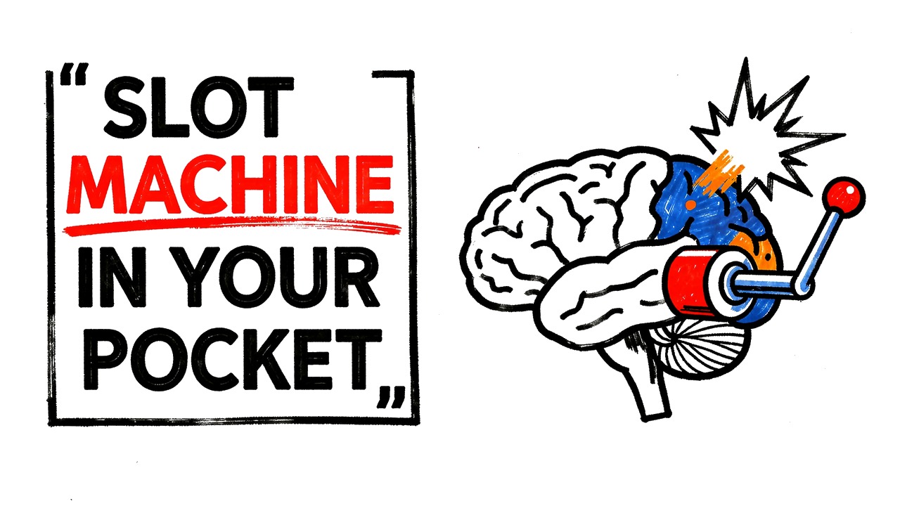 Whiteboard explainer: Your Brain on Scrolling: Why You Can't Stop Swiping