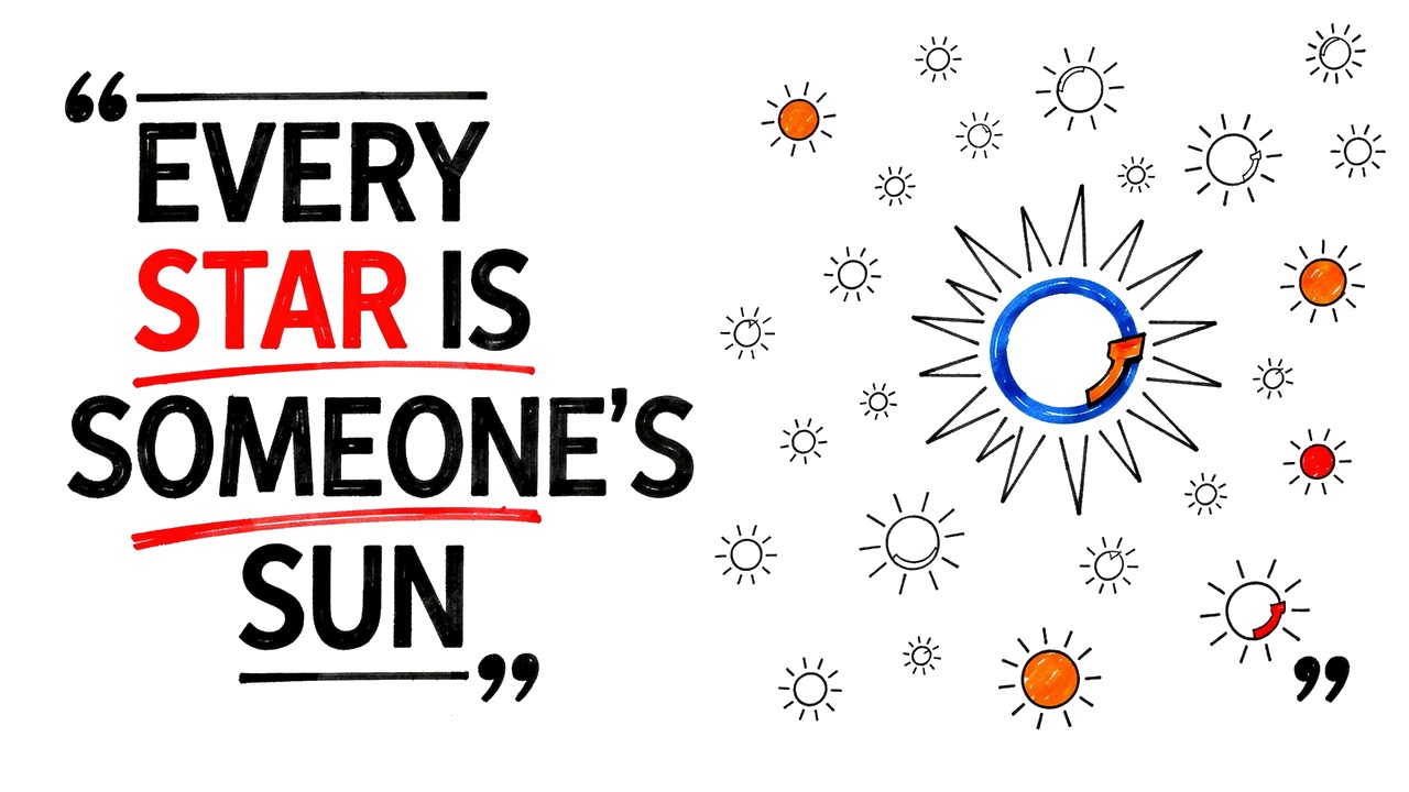 Whiteboard explainer: Every Star You See Tonight Is Actually a Sun