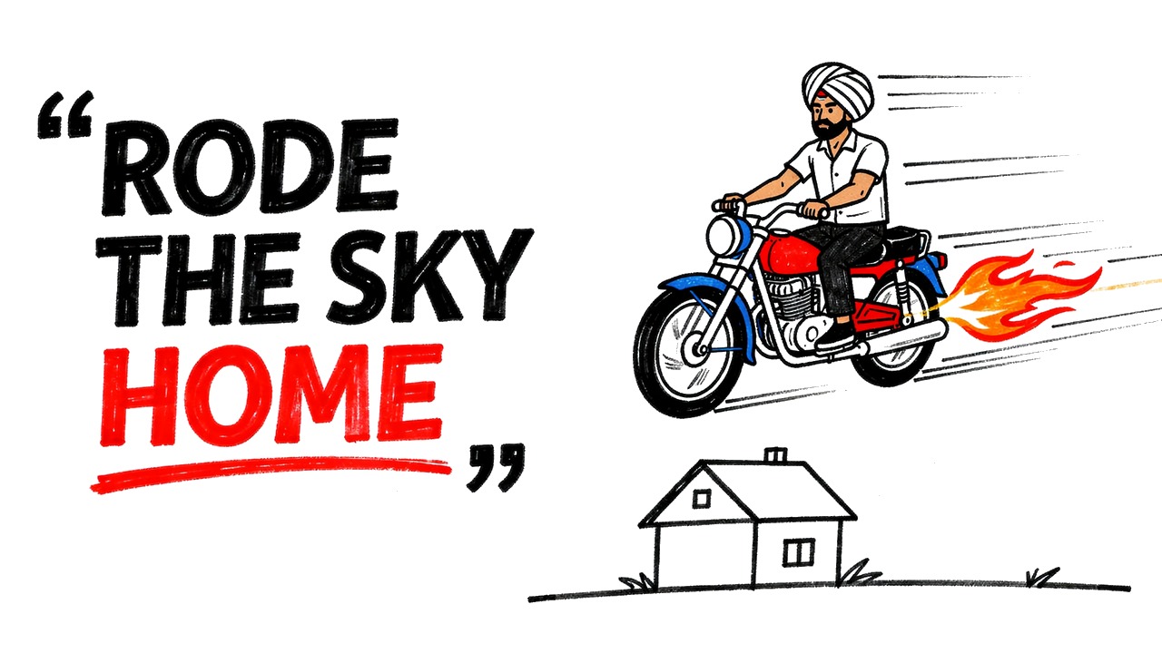 Whiteboard explainer: He Rode Through Fire & Ice — Then Landed Right Back Home