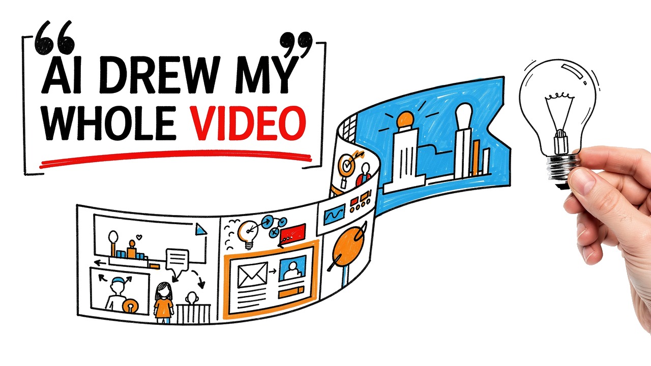 Whiteboard explainer: I Typed One Sentence and Got a Full Video in 2 Minutes