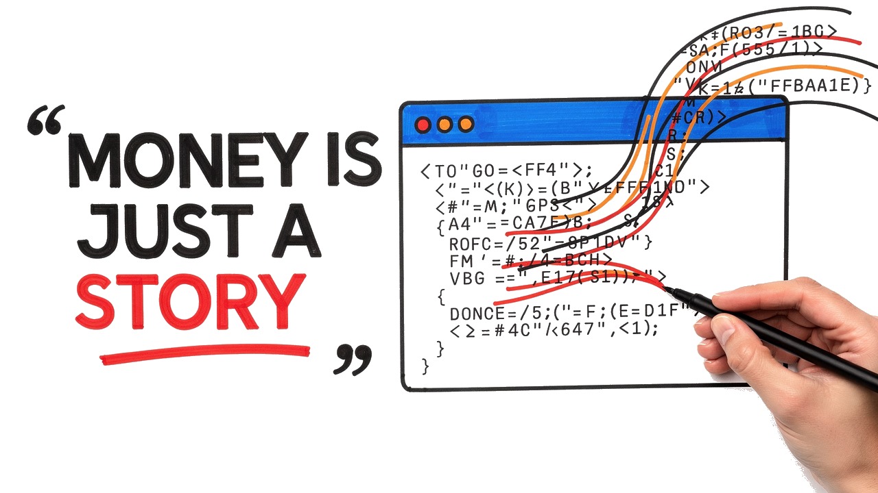 Whiteboard explainer: The Truth About Money Nobody Teaches You