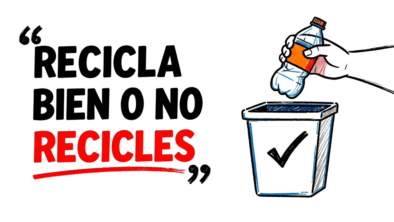 Whiteboard explainer: ¿Por qué un residuo sucio arruina todo el reciclaje?