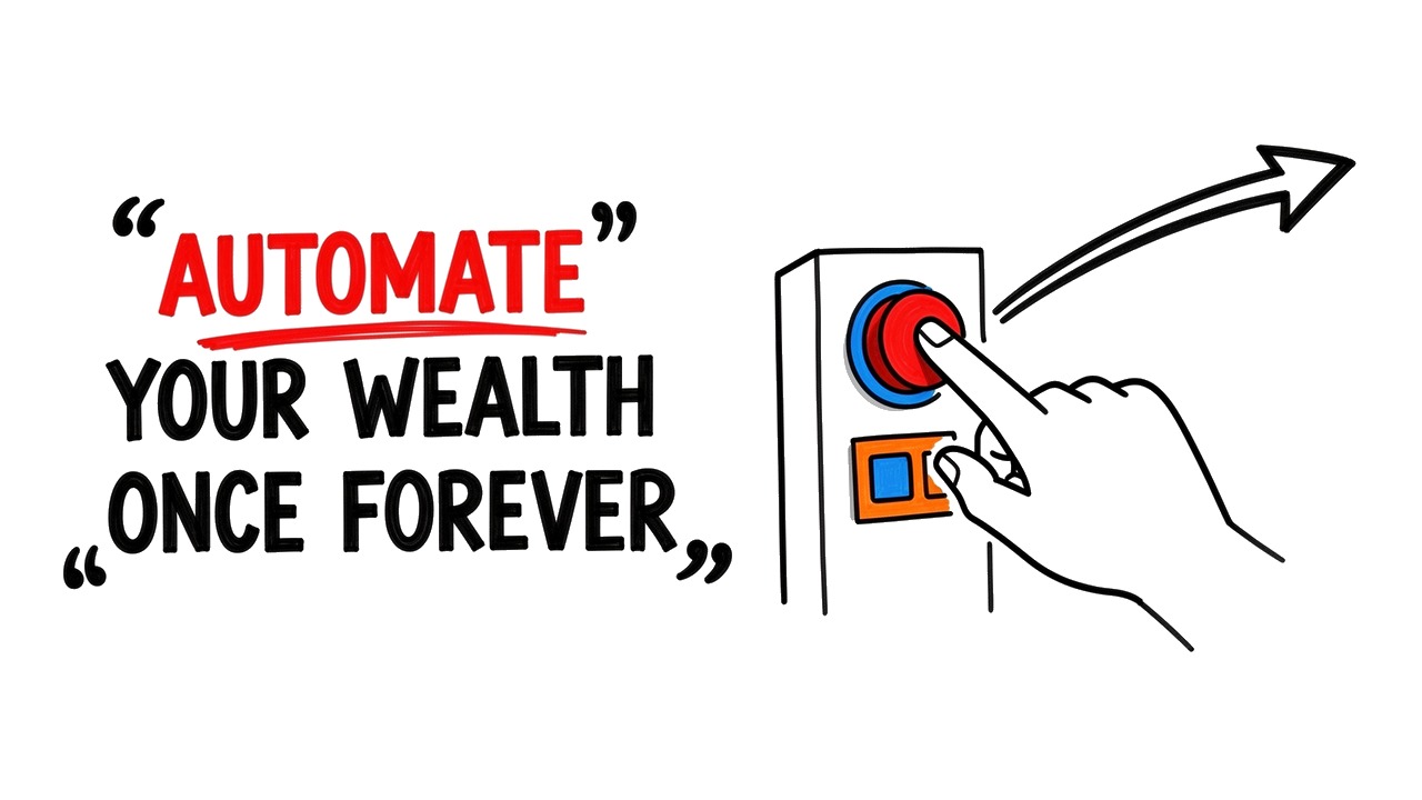 Whiteboard explainer: The One-Time System That Builds Wealth While You Sleep