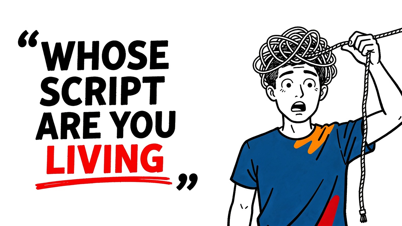Whiteboard explainer: Who Actually Wrote the Beliefs You're Living By?