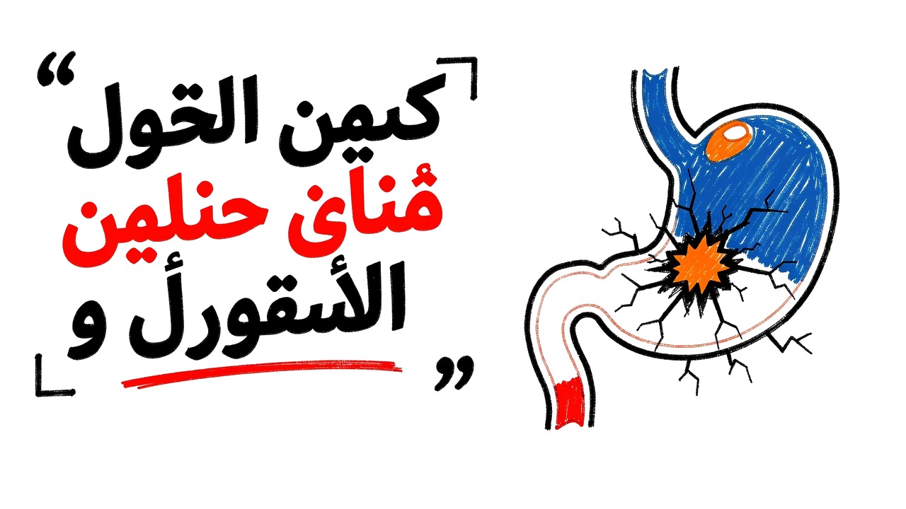 Whiteboard explainer: أَلَمٌ حارقٌ في بطنك؟ اعرف الحقيقة عن القرحة الهضمية!