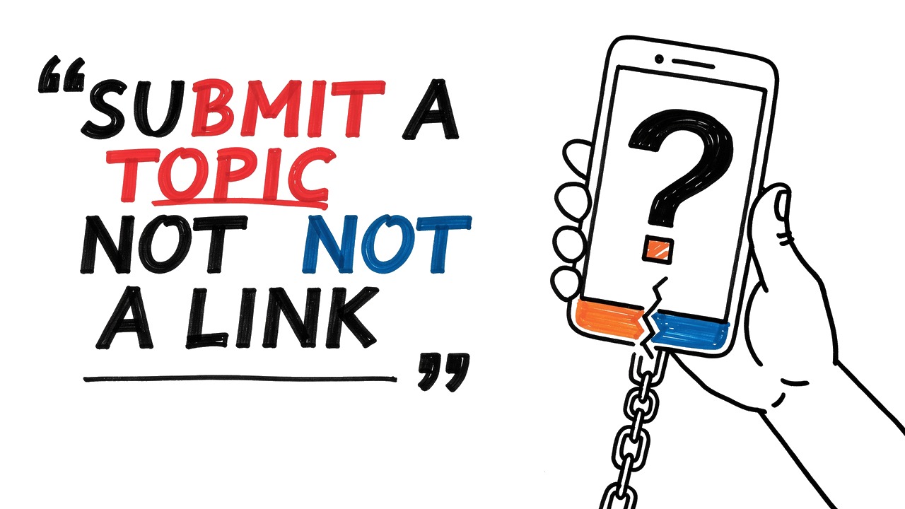 Whiteboard explainer: Why a Link Is Not a Topic (And What to Do Instead)
