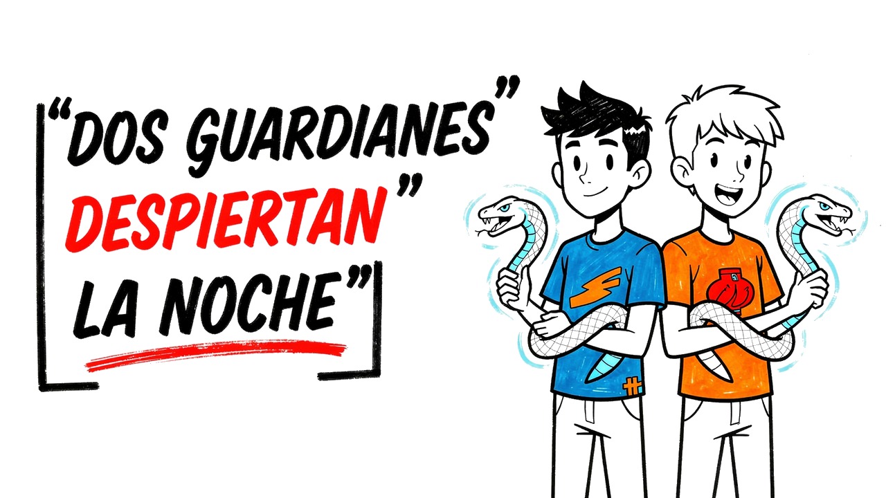 Dos Guardianes, Una Deidad y Serpientes de Luz 🐍✨