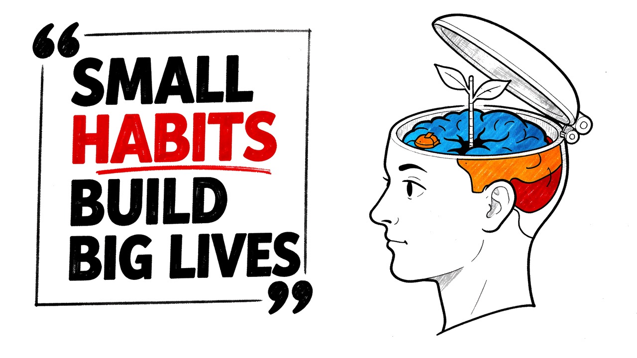 Whiteboard explainer: How Your Brain Actually Builds Success (It's Not Talent)
