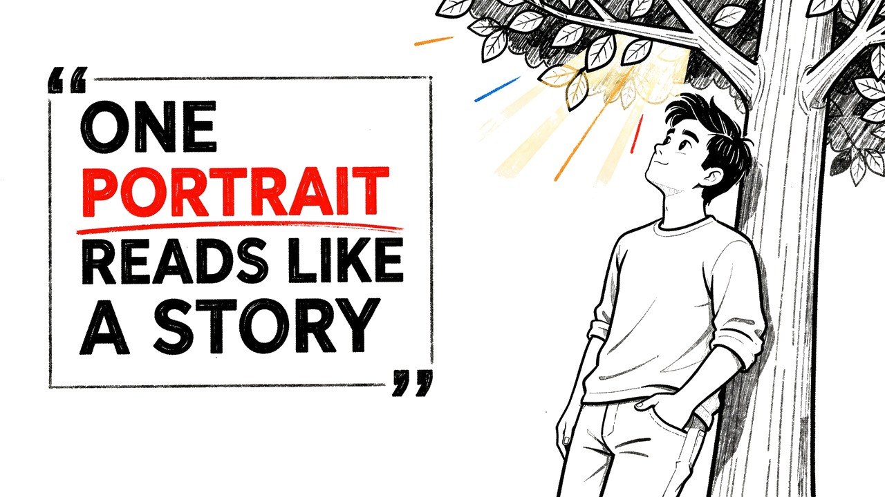 Whiteboard explainer: What One Outdoor Portrait Reveals About Great Photography