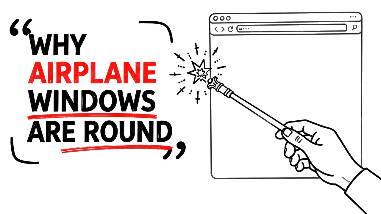 Why Airplane Windows Are Round (It's a Safety Reason)