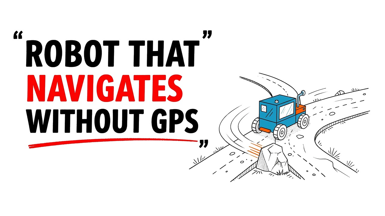 Whiteboard explainer: This Robot Navigates Danger Without GPS — Here's How