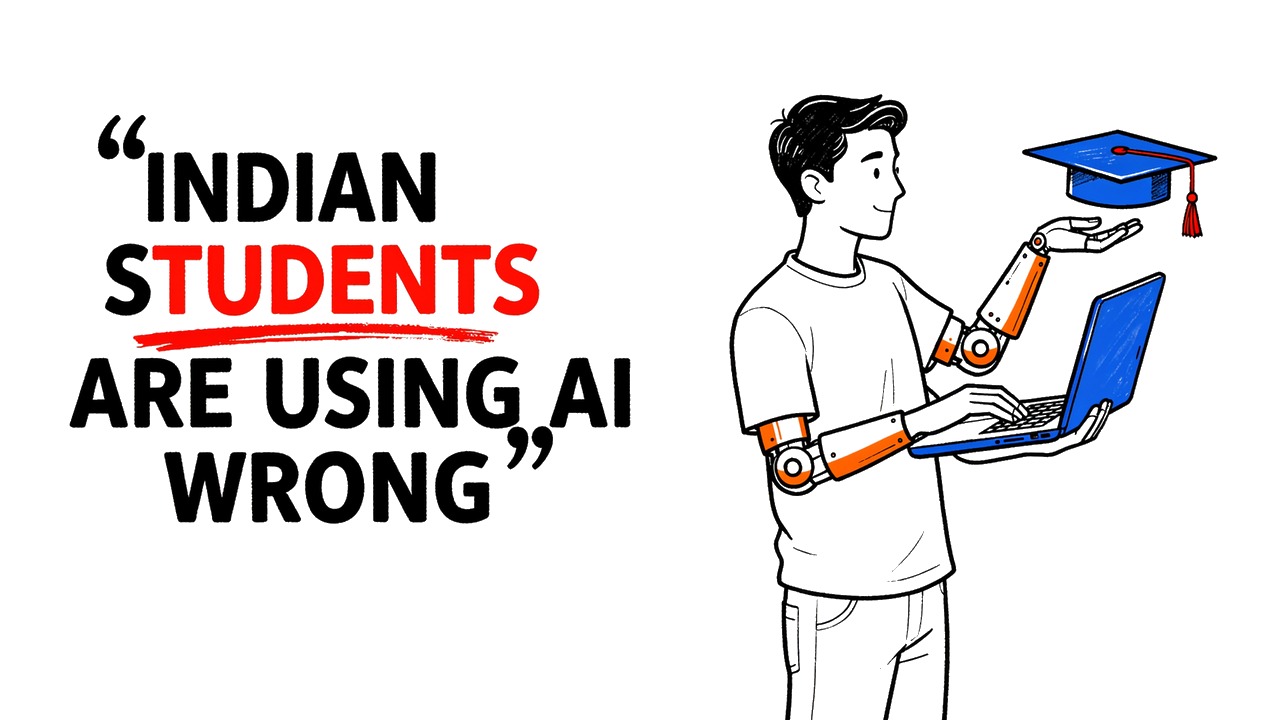 Whiteboard explainer: The AI Skill Gap Indian Students Don't Know They Have