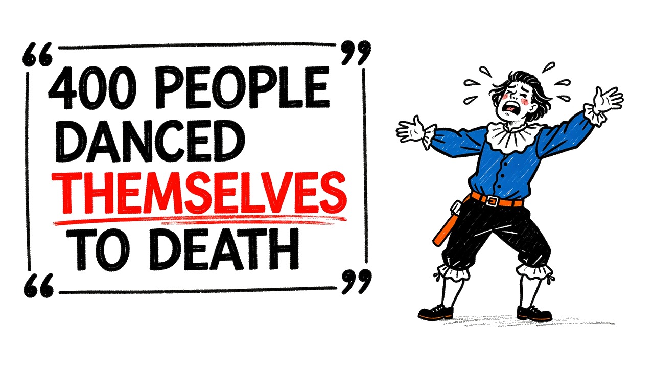 Whiteboard explainer: The Day 400 People Couldn't Stop Dancing (Until They Died)