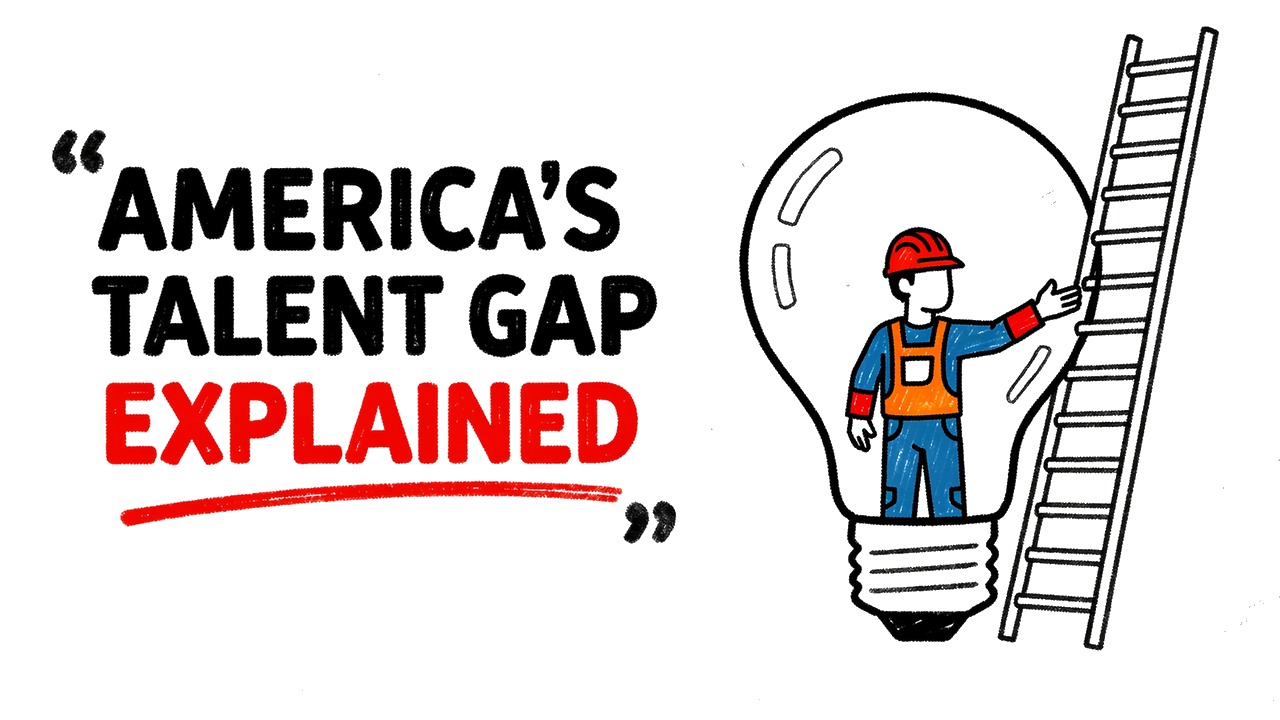 Whiteboard explainer: America Has the Talent. So Why Can't Anyone Find Each Other?