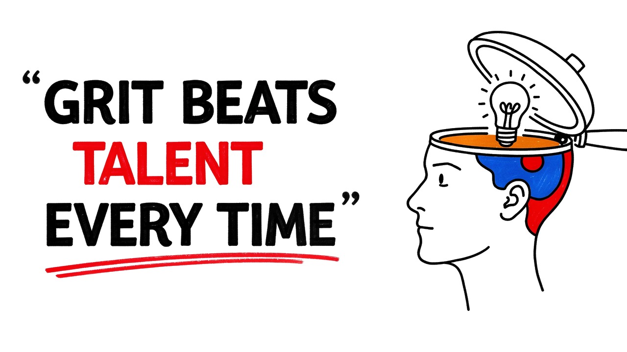 Whiteboard explainer: What Psychology Actually Says About Becoming Successful