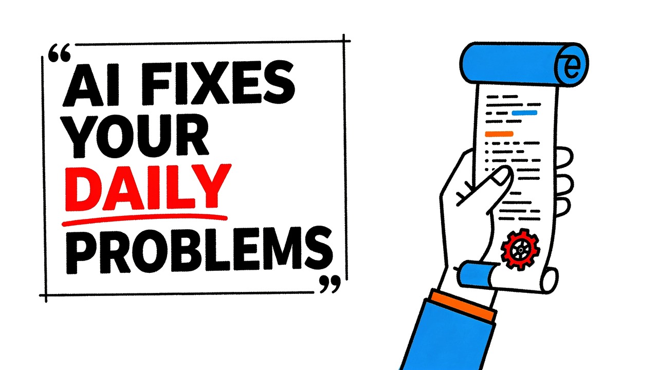 Whiteboard explainer: 5 Real Ways AI Solves Problems You Deal With Every Day