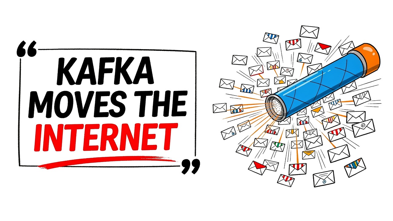 Whiteboard explainer: Apache Kafka Explained: The Pipe Carrying the Internet
