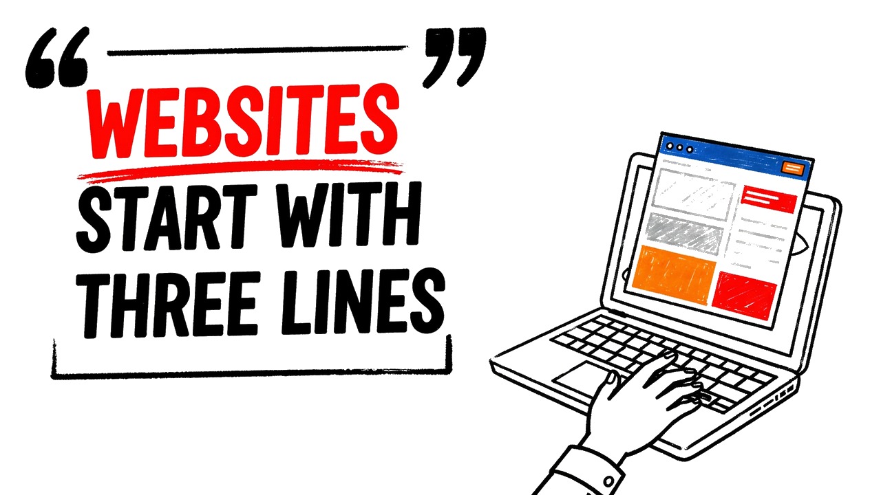 Whiteboard explainer: You Use Websites Every Day — But Do You Know How They're Actually Built?