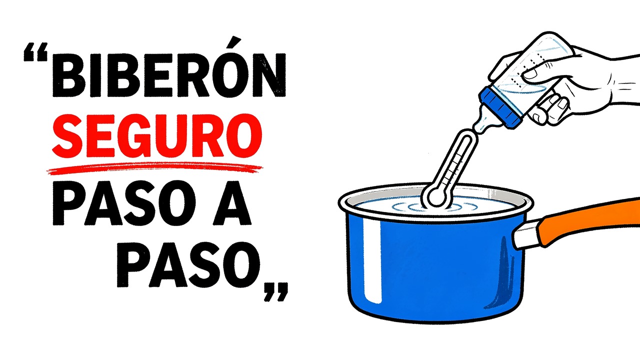 Whiteboard explainer: ¿Estás preparando el biberón de tu bebé de forma segura? Esto debes saber