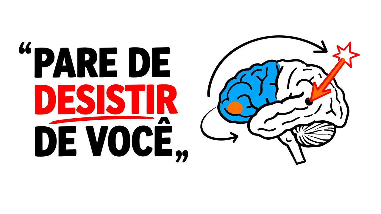 Whiteboard explainer: Por Que Você Desiste de Tudo (e Como Parar de Vez)