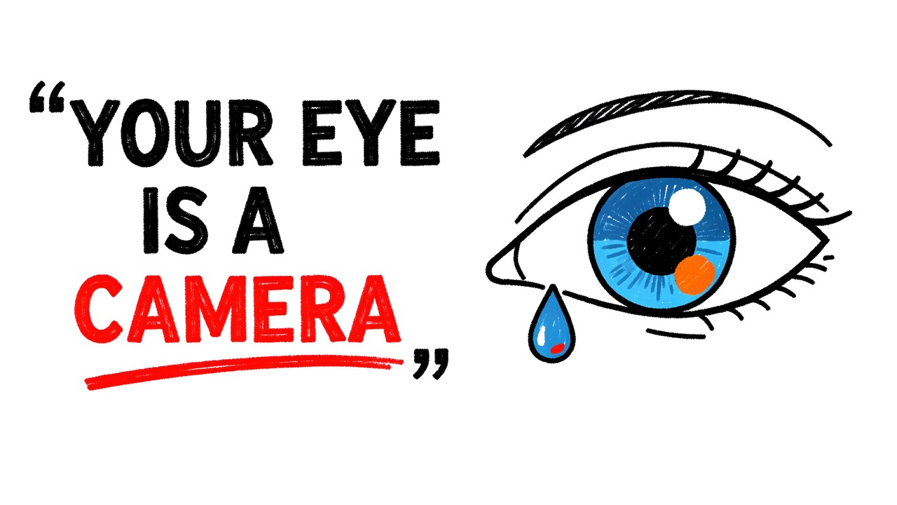 Whiteboard explainer: What Actually Happens When Your Eye Opens in the Dark