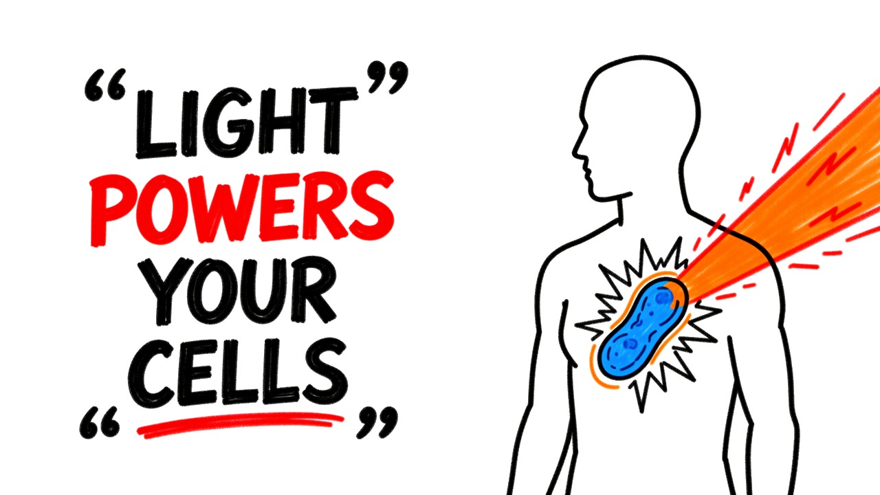 Whiteboard explainer: What Light Actually Does Inside Your Cells