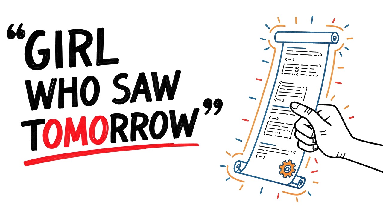 Whiteboard explainer: The Girl Who Could See Tomorrow (And Lost Today)